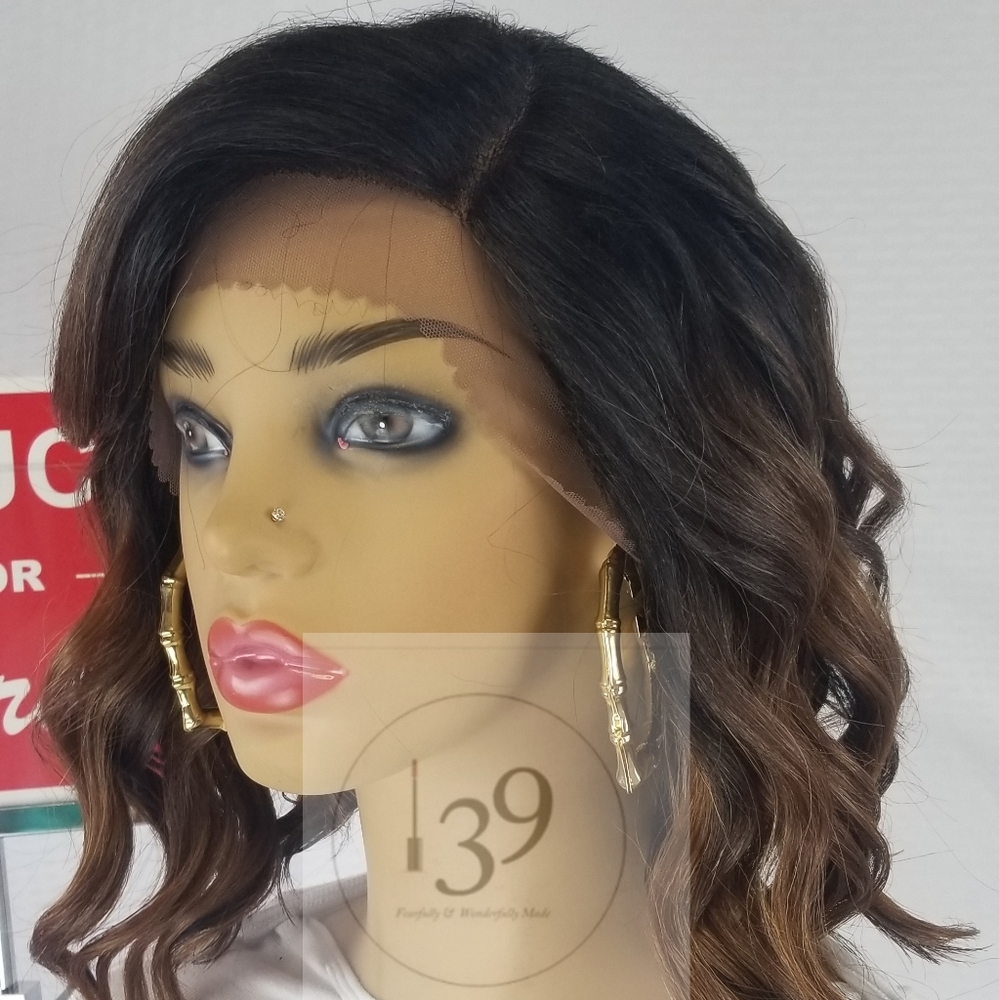 Human hair lace front wig wi - Picture 2 of 4